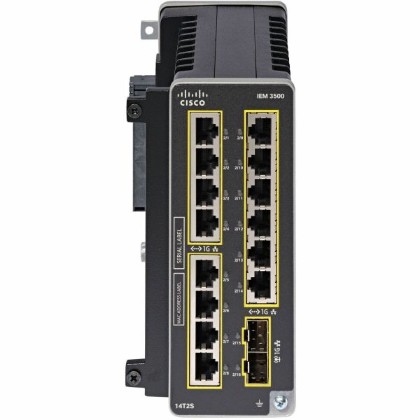 Cisco IEM-3300 14GE Copp met 2GE SFP Expansiemodule (IEM-3300-14T2S=)