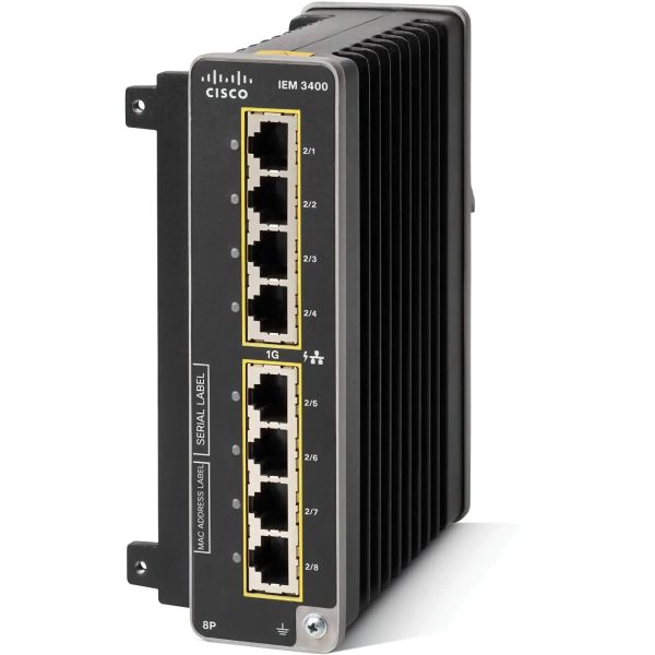 Cisco Catalyst IE3400 Rugged 8Port Gigabit Ethernet (IEM-3400-8P=)