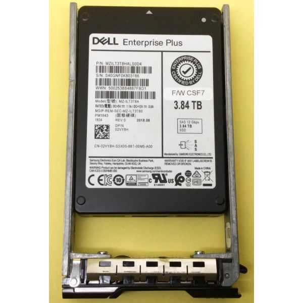 Dell Enterprise Plus 3.84TB SSD 2.5 SAS (345-BCDF-RFB)