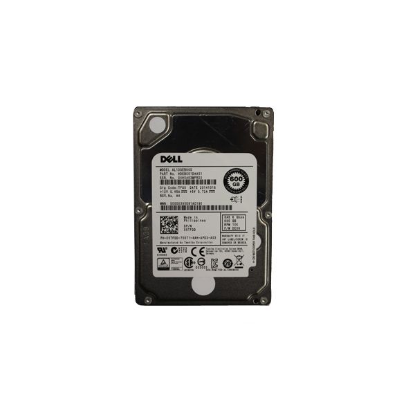 DELL 600GB SAS 10000rpm interne harde schijf 2.5" (5TFDD)