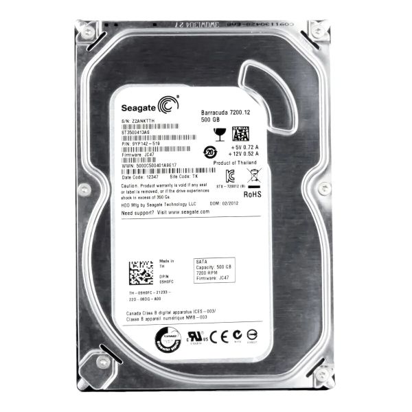 Dell 500GB 7.2K 6G 3.5INCH SATA HDD (9H0FC-RFB)
