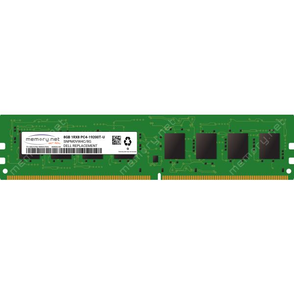 Dell 8GB 1Rx8 PC4-19200U UDIMM (SNPM0VW4C/8G-OEM-RFB)