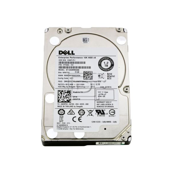 Dell 1.2TB 10K SFF SAS 12G (ST1200MM0088-DELL-RFB)