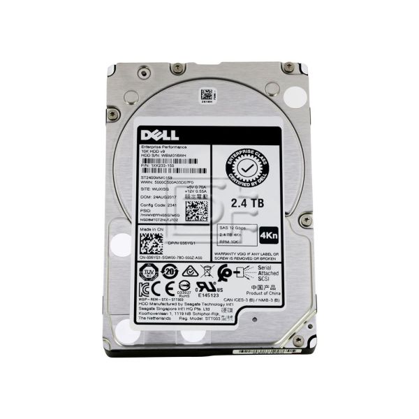 Dell 2.4TB 10K SAS 12G SFF HDD (XWF6X-COMPELLENT-RFB)