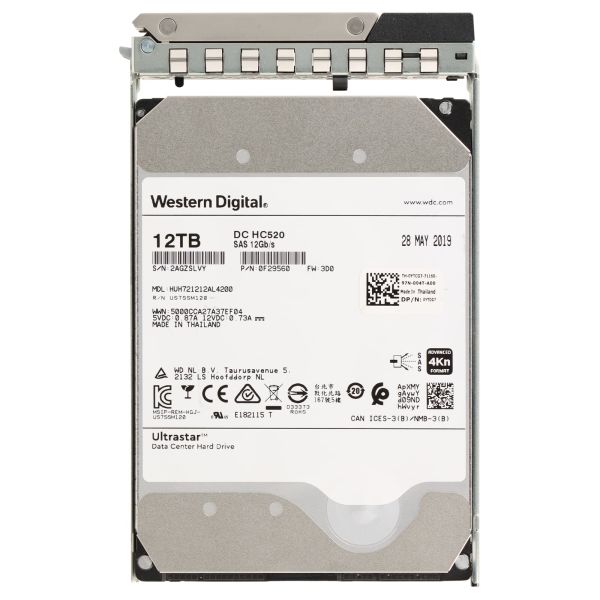 Dell 12TB 7.2K LFF SAS 12G HDD (YTCG7-RFB)