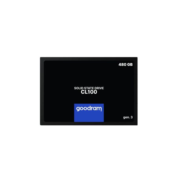 Goodram CL100 gen.3 480 GB 2.5" SATA III 3D NAND (SSDPR-CL100-480-G3) Goodram CL100 gen.3 480 GB 2.5" SATA III 3D NAND (SSDPR-CL100-480-G3)