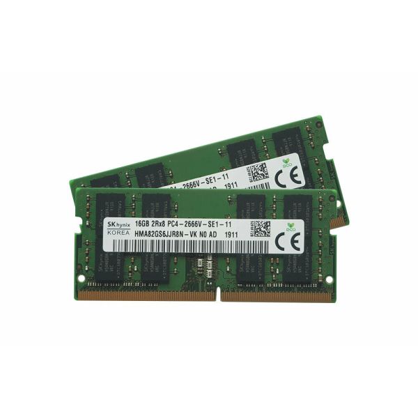 HYNIX 16GB (1*16GB) 2RX8 PC4-21300V-S DDR4-2666MHZ SODIMM (HMA82GS6JJR8N-VK)