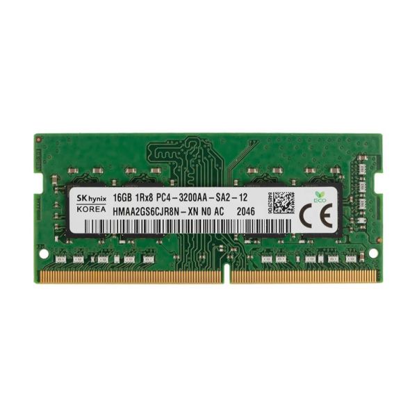 HYNIX 16GB DDR4 SODIMM 1RX8 CL22 PC4-25600 1.2V 260-PIN MODULE (HMAA2GS6CJR8N-XN)