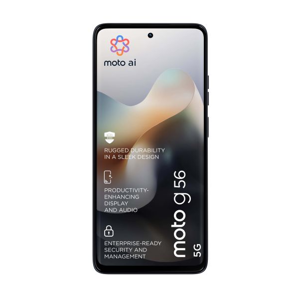 Motorola moto g56 5G 17,1 cm (6.72") Hybride Dual SIM Android 15 USB Type-C 8 GB 256 GB 5200 mAh Zwart (PB7Y0069SE) Motorola moto g56 5G 17,1 cm (6.72") Hybride Dual SIM Android 15 USB Type-C 8 GB 256 GB 5200 mAh Zwart (PB7Y0069SE)