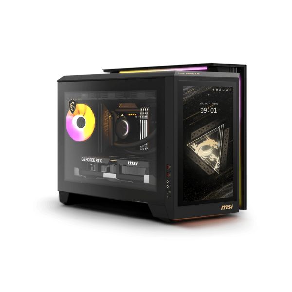 MSI MEG Vision X AI 2NVR7-236AT Intel Core Ultra 7 265K 64 GB DDR5-SDRAM 2 TB SSD NVIDIA GeForce RTX 5070 Ti Windows 11 Home Desktop PC Zwart (00B92111-236)
