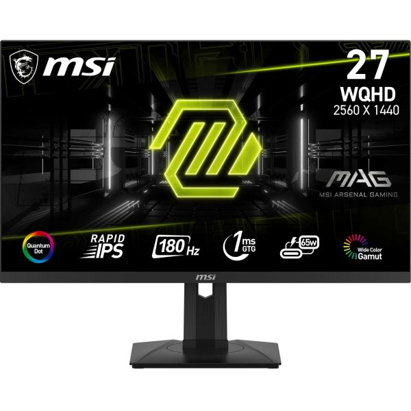 MSI MAG 274QRFDE QD E2 computer monitor 68,6 cm (27") 2560 x 1440 Pixels Wide Quad HD LCD Zwart (9S6-3CC29H-223)