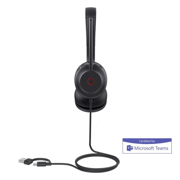 Yealink UH35 Mono Teams USB-C/A wired (UH35 MONO TEAMS USB-C/A) (UH35 MONO TEAMS USB-C/A)