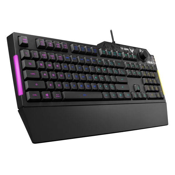 ASUS TUF Gaming K1 toetsenbord Gamen USB Zwart (90MP01X0-BKNA00)
