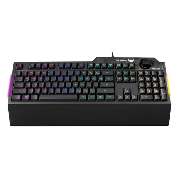 ASUS TUF Gaming K1 toetsenbord Gamen USB Zwart (90MP01X0-BKNA00)