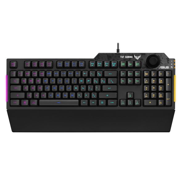 ASUS TUF Gaming K1 toetsenbord Gamen USB Zwart (90MP01X0-BKNA00)