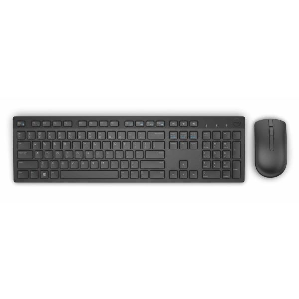 DELL KM636 toetsenbord Inclusief muis RF Draadloos QWERTY Engels Zwart (580-ADFZ)