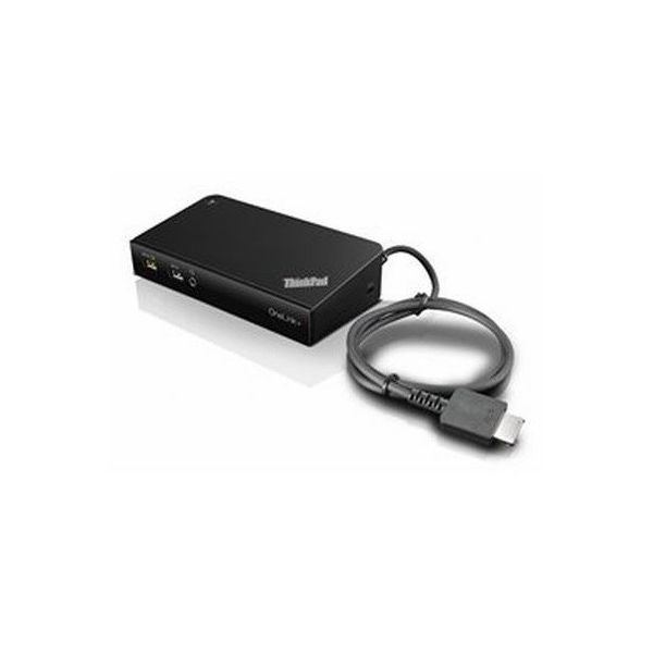 Lenovo 40A40090EU laptop dock & poortreplicator Bedraad USB 3.2 Gen 1 (3.1 Gen 1) Type-A Zwart (40A40090EU)