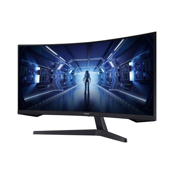 Samsung Odyssey C34G55TWWP 86,4 cm (34") 3440 x 1440 Pixels UltraWide Dual Quad HD LED Zwart (LC34G55TWWPXEN)