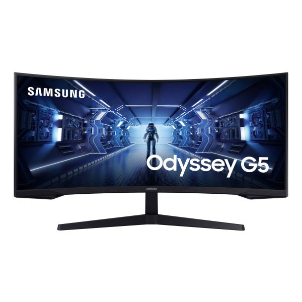 Samsung Odyssey C34G55TWWP 86,4 cm (34") 3440 x 1440 Pixels UltraWide Dual Quad HD LED Zwart (LC34G55TWWPXEN)