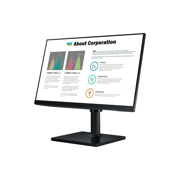 Samsung T45F computer monitor 61 cm (24") 1920 x 1080 Pixels Full HD LED Zwart (LF24T450FZUXEN)
