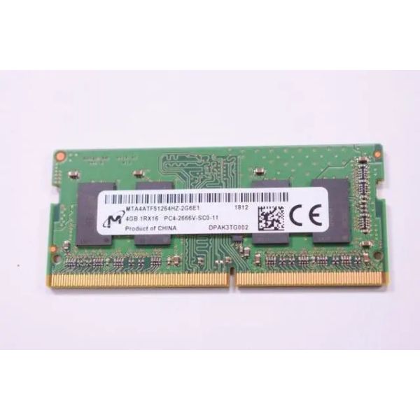 Micron 4GB DDR4 2666MHz SODIMM Memory Module (MTA4ATF51264HZ-2G6E1)