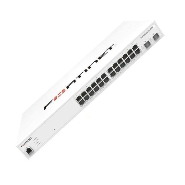 Fortinet Layer 2/3 FortiGate switch controller compatible PoE+ switch with 24 x GE RJ45 ports, 4 x 10 GE SFP+, with automatic Ma (FS-424E-FPOE)