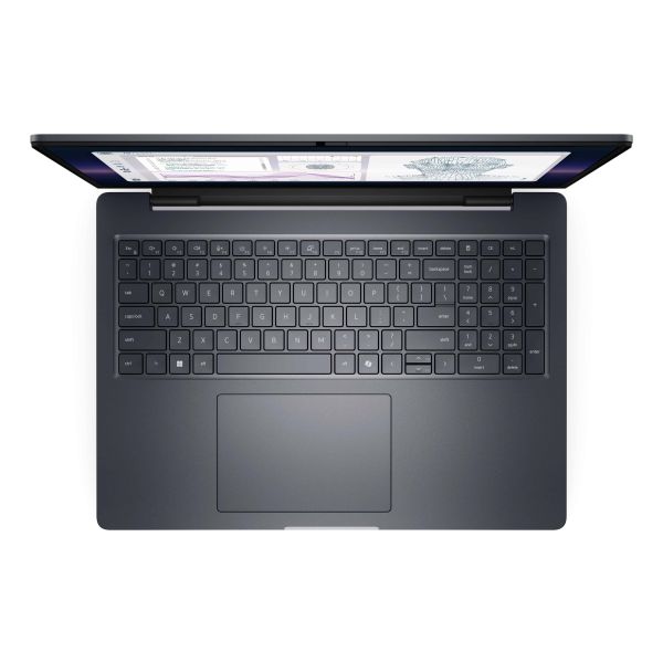 DELL Pro Max 16 Plus MB16250 Intel Core Ultra 7 265HX Mobiel werkstation 40,6 cm (16") Full HD+ 32 GB DDR5-SDRAM 1 TB SSD NVIDIA RTX PRO 2000 Blackwell Wi-Fi 7 (802.11be) Windows 11 Pro Belgisch Zwart (7G094)