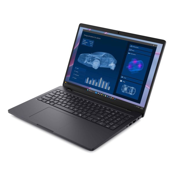 DELL Pro Max 16 MC16255 Copilot+ PC AMD Ryzen AI 7 PRO PRO 350 Mobiel werkstation 40,6 cm (16") Full HD+ 32 GB LPDDR5x-SDRAM 512 GB SSD NVIDIA RTX PRO 500 Blackwell Wi-Fi 7 (802.11be) Windows 11 Pro Engels Zwart (NXPP3)