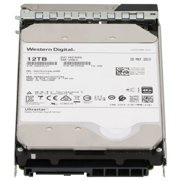 Dell 12TB 7.2K SAS Hard Drive (YTCG7)