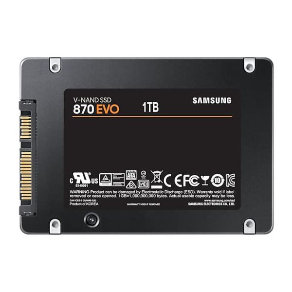 Samsung 870 EVO 1 TB 2.5" SATA III V-NAND MLC (MZ-77E1T0BW)