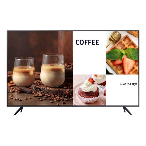 Samsung LH75BECHLGUXEN beeldkrant Digitale signage flatscreen 190,5 cm (75") LED Wifi 4K Ultra HD Zwart Type processor Tizen (LH75BECHLGUXEN)