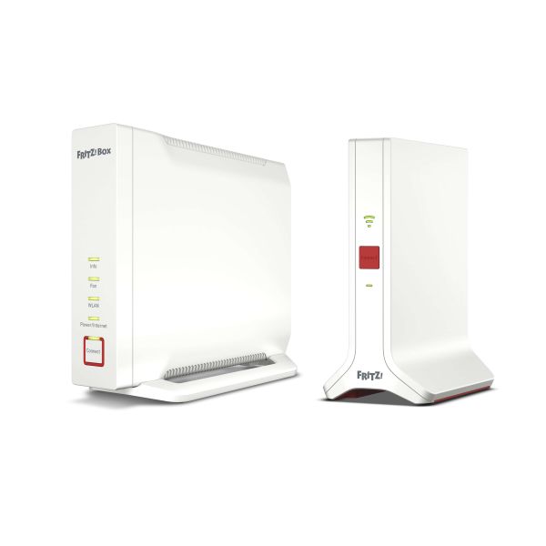 Mesh Set FRITZ! 4060 + 3000 AX INT Tri-band (2.4 GHz / 5 GHz / 5 GHz) Wi-Fi 6 (802.11ax) Wit 4x4 (20003054)