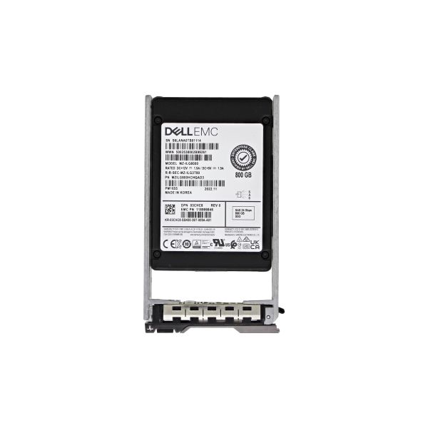 Dell EMC 800GB SSD 2.5 SAS 24Gbps (3CHC8-RFB)