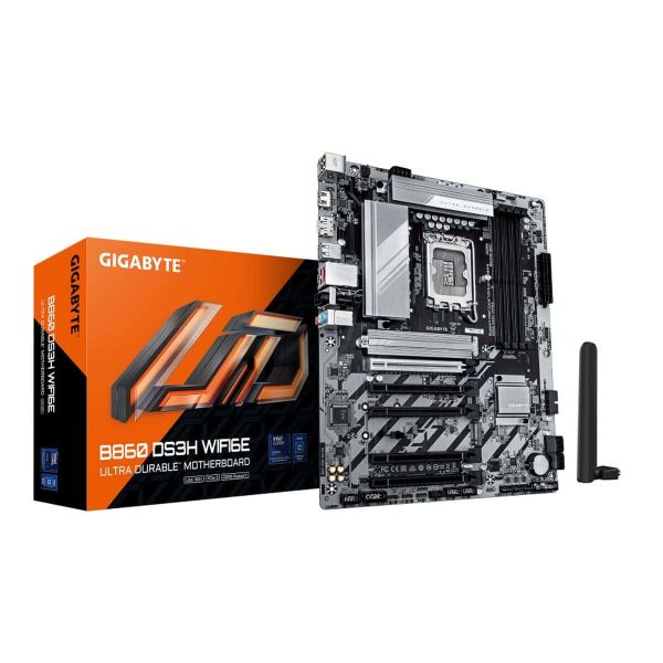 Gigabyte B860 DS3H WiFi6E Motherboard (Intel LGA 1851) (9MB86D3H6-00-G10)