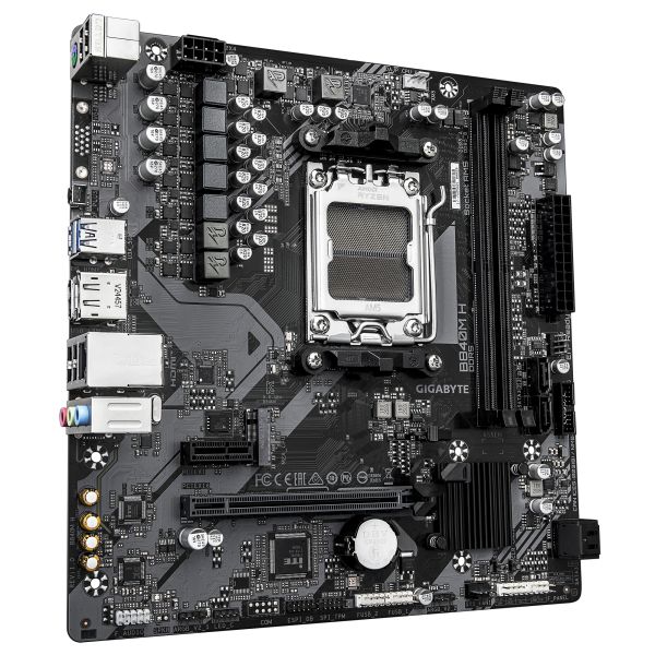 GIGABYTE B840M H moederbord AMD B840 Socket AM5 micro ATX (B840M H) GIGABYTE B840M H moederbord AMD B840 Socket AM5 micro ATX (B840M H)