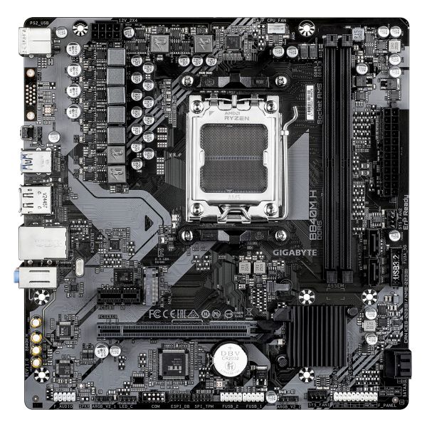 GIGABYTE B840M H moederbord AMD B840 Socket AM5 micro ATX (B840M H) GIGABYTE B840M H moederbord AMD B840 Socket AM5 micro ATX (B840M H)