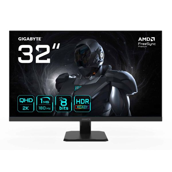 GIGABYTE GS32QA computer monitor 80 cm (31.5") 2560 x 1440 Pixels Quad HD LED Zwart (GS32QA EU)