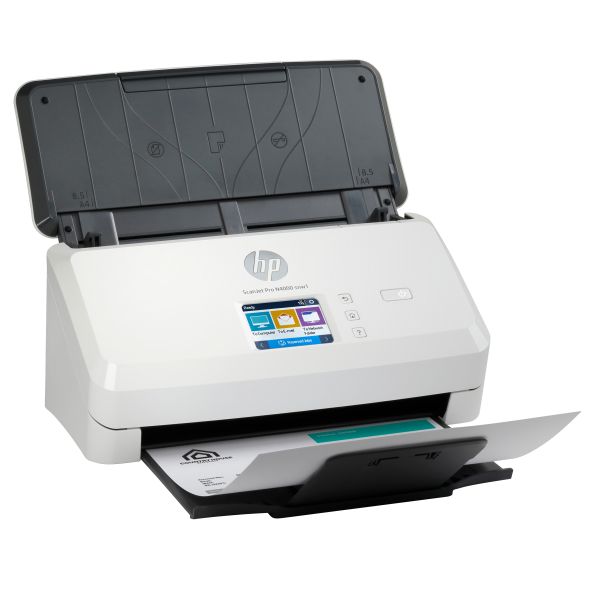 HP ScanJet Pro N4000 snw1 Paginascanner 600 x 600 DPI A4 Zwart, Wit (6FW08A)