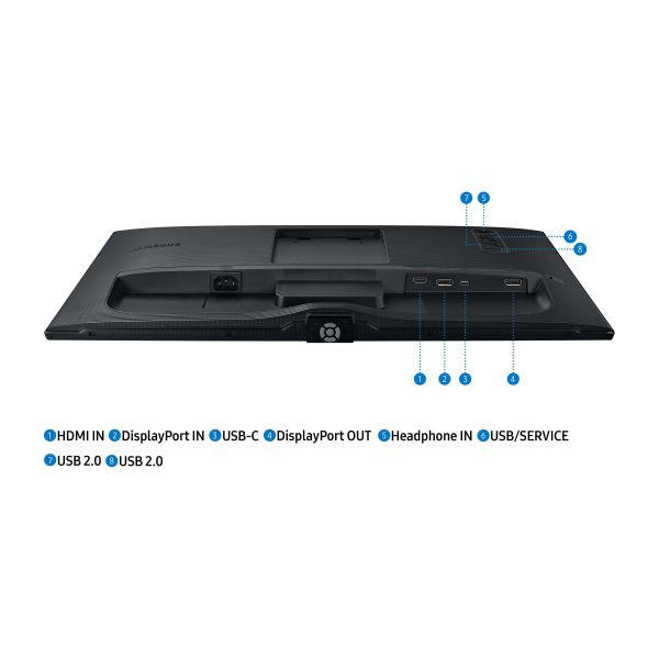Samsung ViewFinity S6 24" S60UA (USB-C) QHD Professional Monitor (LS24A600UCUXEN)