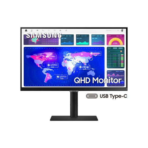 Samsung ViewFinity S6 24" S60UA (USB-C) QHD Professional Monitor (LS24A600UCUXEN)