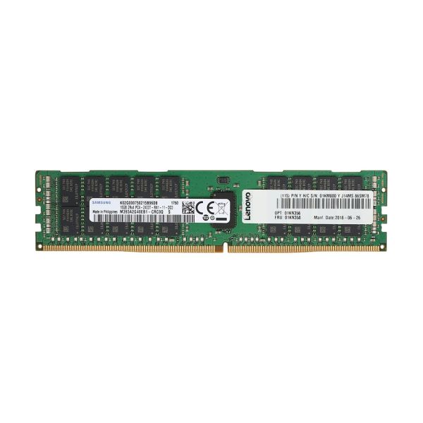 LENOVO 16GB (1*16GB) 2RX4 PC4-19200T-R DDR4-2400MHZ RDIMM (01KN356)