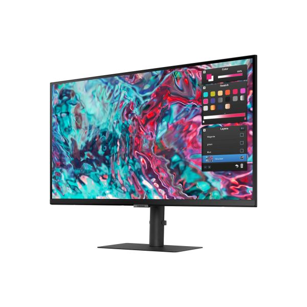 Samsung ViewFinity S80TB 68,6 cm (27") 3840 x 2160 Pixels 4K Ultra HD LED Zwart (LS27B800TGUXEN)