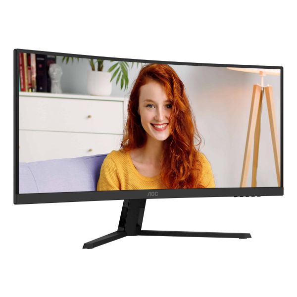 AOC B3 CU34B3E computer monitor 86,4 cm (34") 3440 x 1440 Pixels Wide Quad HD LED Zwart (CU34B3E)
