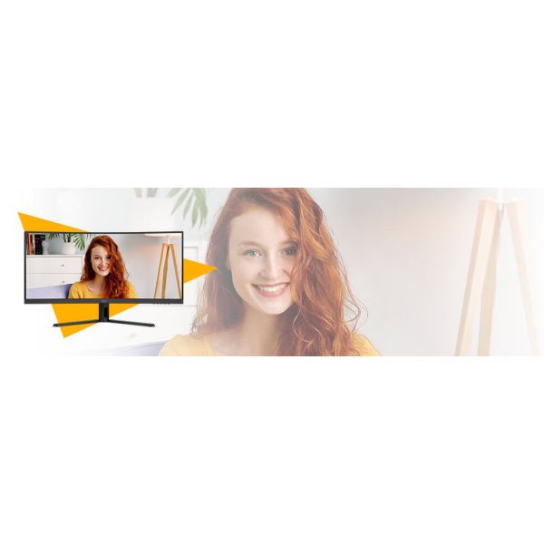 AOC B3 CU34B3E computer monitor 86,4 cm (34") 3440 x 1440 Pixels Wide Quad HD LED Zwart (CU34B3E)