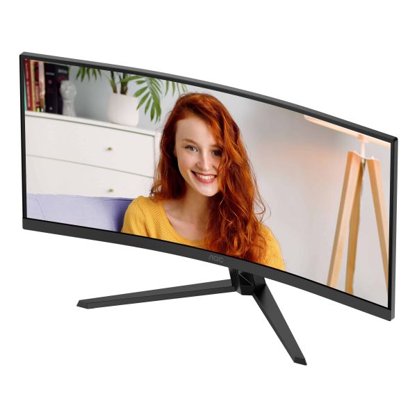 AOC B3 CU34B3E computer monitor 86,4 cm (34") 3440 x 1440 Pixels Wide Quad HD LED Zwart (CU34B3E)