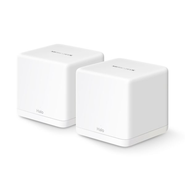TP-Link Mercusys WL-Router Halo H1500X Home Mesh WiFi System 2-Pack (Halo H1500X(2-pack)) (HALO H1500X(2-PACK))
