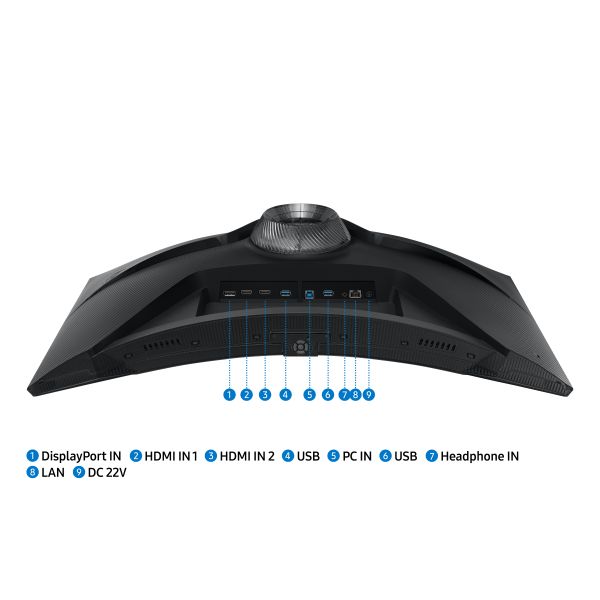 Samsung Odyssey G6 G65B computer monitor 81,3 cm (32") 2560 x 1440 Pixels Quad HD LED Zwart (LS32BG650EUXEN)
