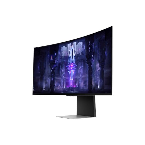 Samsung Odyssey Neo G8 LS34BG850SUXEN computer monitor 86,4 cm (34") 3440 x 1440 Pixels UltraWide Quad HD OLED Zilver (LS34BG850SUXEN)
