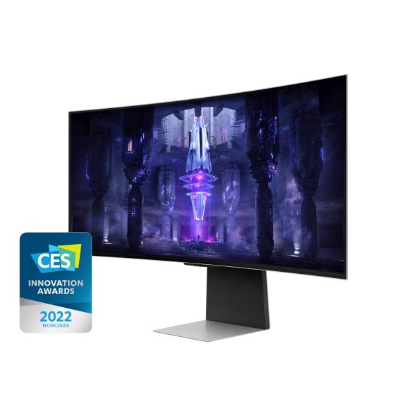 Samsung Odyssey Neo G8 LS34BG850SUXEN computer monitor 86,4 cm (34") 3440 x 1440 Pixels UltraWide Quad HD OLED Zilver (LS34BG850SUXEN)