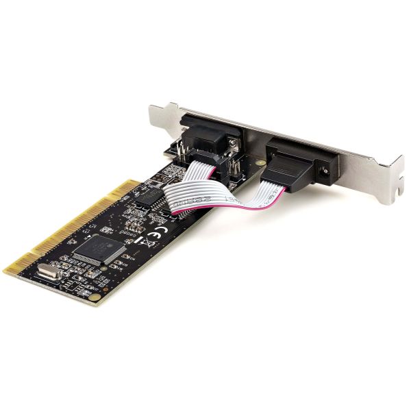 StarTech.com PCI Serial Parallel Combo Card with Dual Serial RS232 Ports (DB9) & 1x Parallel LPT Port (DB25) - PCI Combo Adapter Card - PCI Expansion Card Controller - PCI to Printer Card (PCI2S1P2)